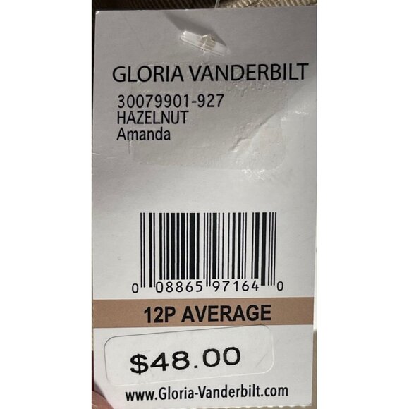 Gloria Vanderbilt Amanda Tapered Leg Classic Rise Jeans 12P Average  Hazelnut - Picture 8 of 9